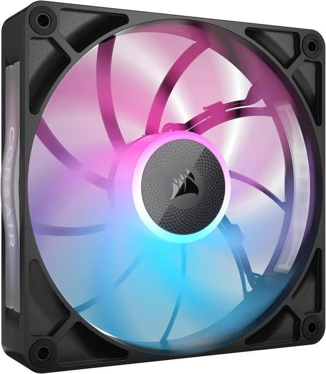 Alt view image 3 of 8 - CORSAIR iCUE LINK RX140 MAX RGB 140mm PWM Thick Fans - Starter Kit – High Static Pressure Fan – Up to 1,600 RPM – 30mm Thickness – iCUE LINK System Hub Included