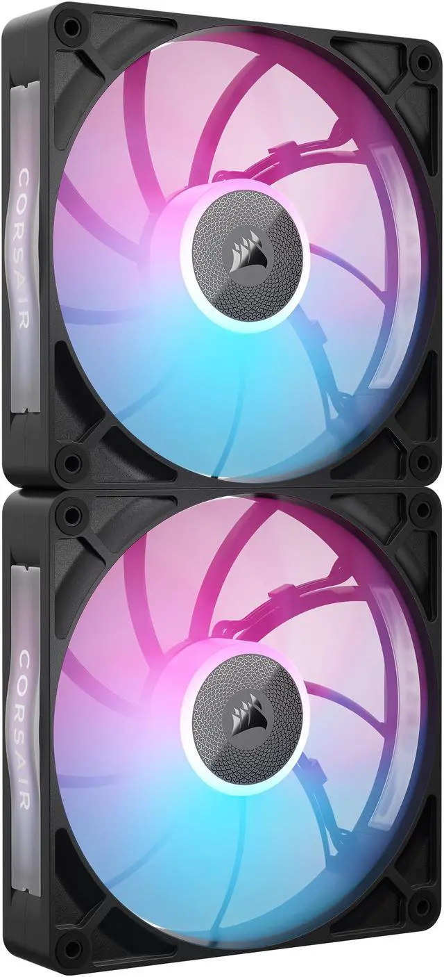 Main image of CORSAIR iCUE LINK RX140 MAX RGB 140mm PWM Thick Fans - Starter Kit – High Static Pressure Fan – Up to 1,600 RPM – 30mm Thickness – iCUE LINK System Hub Included
