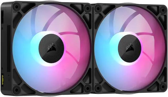 Alt view image 2 of 8 - CORSAIR iCUE LINK RX140 MAX RGB 140mm PWM Thick Fans - Starter Kit – High Static Pressure Fan – Up to 1,600 RPM – 30mm Thickness – iCUE LINK System Hub Included