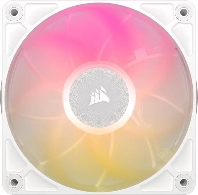 Alt view image 2 of 7 - CORSAIR iCUE LINK RX120 MAX RGB 120mm PWM Thick Fan - Expansion Kit – White – High Static Pressure Fan – Up to 2,000 RPM – 30mm Thickness – Eight RGB LEDs