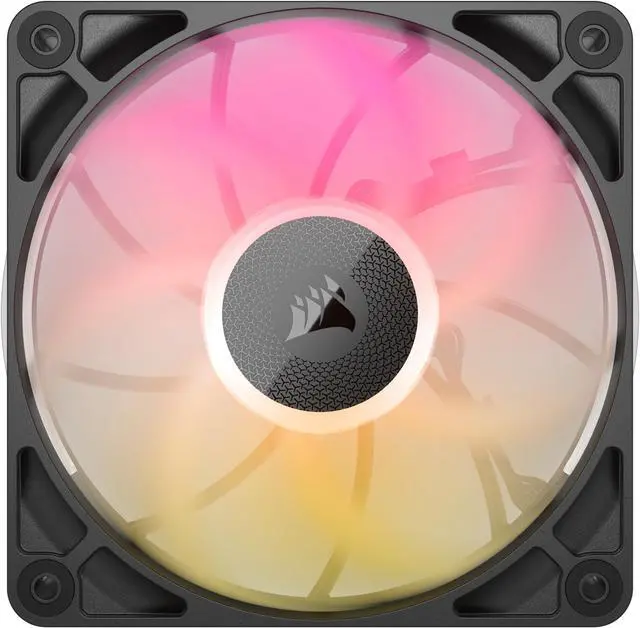 Alt view image 4 of 10 - CORSAIR iCUE LINK RX120 MAX RGB 120mm PWM Thick Fan - Expansion Kit – High Static Pressure Fan – Up to 2,000 RPM – 30mm Thickness – Eight RGB LEDs