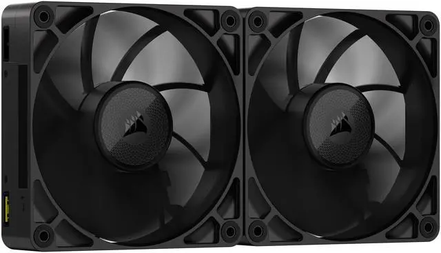 Alt view image 2 of 12 - CORSAIR iCUE LINK RX140 MAX 140mm PWM Thick Fans - Starter Kit – High Static Pressure Fan – Up to 1,600 RPM – 30mm Thickness – iCUE LINK System Hub Included