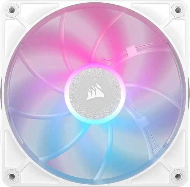 Alt view image 4 of 9 - CORSAIR iCUE LINK RX140 MAX RGB 140mm PWM Thick Fans - Starter Kit – White – High Static Pressure Fan – Up to 1,600 RPM – 30mm Thickness – iCUE LINK System Hub Included