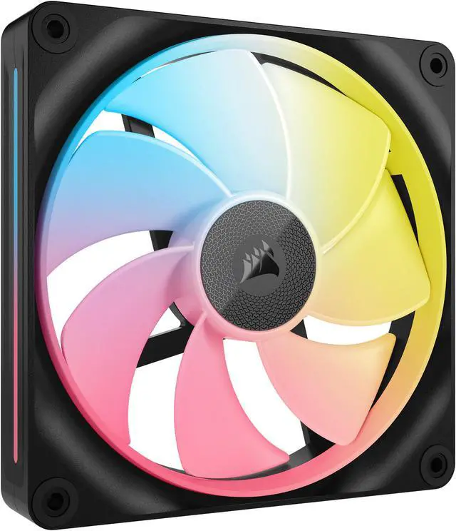Alt view image 9 of 9 - CORSAIR iCUE LINK LX140-R RGB 140mm PWM Reverse Fans Starter Kit - Reverse Fan Blade -  Dual Light Loops - Easy iCUE LINK Connectivity - Magnetic Dome Bearing