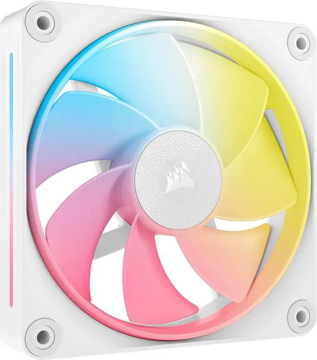 Alt view image 9 of 9 - CORSAIR iCUE LINK LX120-R RGB 120mm PWM Reverse Fans Starter Kit - White – Reverse Fan  Blade - Dual Light Loops - Easy iCUE LINK Connectivity - Magnetic Dome Bearing