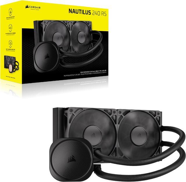 Alt view image 19 of 19 - CORSAIR NAUTILUS 240 RS Liquid CPU Cooler – RS120 Fans – Fits Intel® LGA 1851/1700, AMD® AM5/AM4 – Simple Daisy-Chain - Direct Motherboard Connection