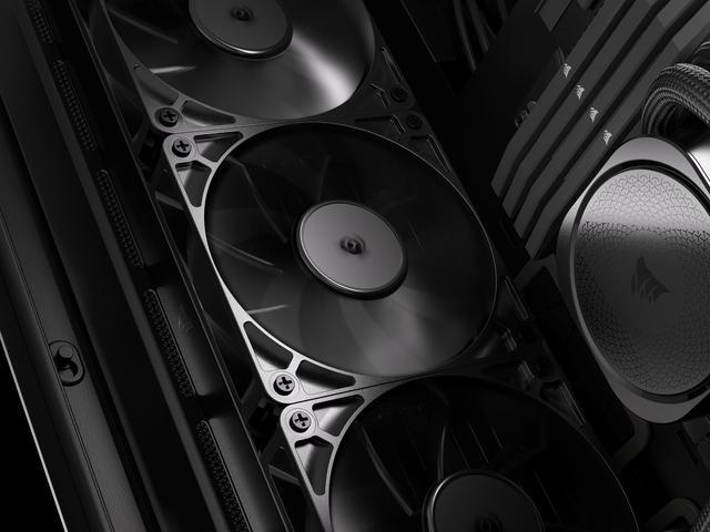 Alt view image 8 of 17 - CORSAIR NAUTILUS 360 RS Liquid CPU Cooler – RS120 Fans – Fits Intel® LGA 1851/1700, AMD®  AM5/AM4 – Simple Daisy-Chain - Direct Motherboard Connection