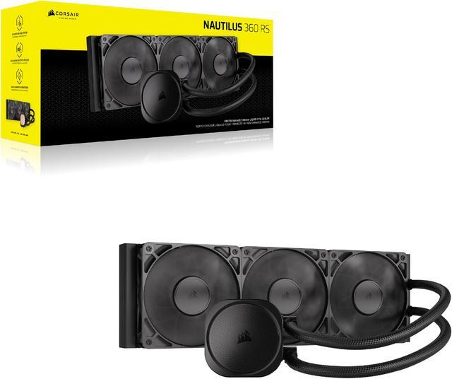 Alt view image 17 of 17 - CORSAIR NAUTILUS 360 RS Liquid CPU Cooler – RS120 Fans – Fits Intel® LGA 1851/1700, AMD®  AM5/AM4 – Simple Daisy-Chain - Direct Motherboard Connection