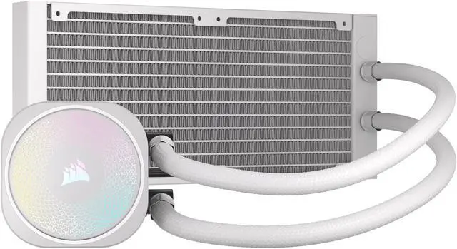 Alt view image 9 of 17 - CORSAIR NAUTILUS 240 RS ARGB Liquid CPU Cooler – White – RS120 ARGB Fans – Fits Intel®  LGA 1851, AMD® AM5/AM4 – Simple Daisy-Chain Connections - Direct Motherboard  Connection