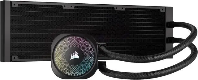 Alt view image 2 of 20 - CORSAIR NAUTILUS 360 RS ARGB Liquid CPU Cooler – RS120 ARGB Fans – Fits Intel® LGA 1851,  AMD® AM5/AM4 – Simple Daisy-Chain Connections - Direct Motherboard Connection