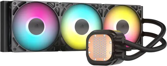 Alt view image 4 of 20 - CORSAIR NAUTILUS 360 RS ARGB Liquid CPU Cooler – RS120 ARGB Fans – Fits Intel® LGA 1851,  AMD® AM5/AM4 – Simple Daisy-Chain Connections - Direct Motherboard Connection