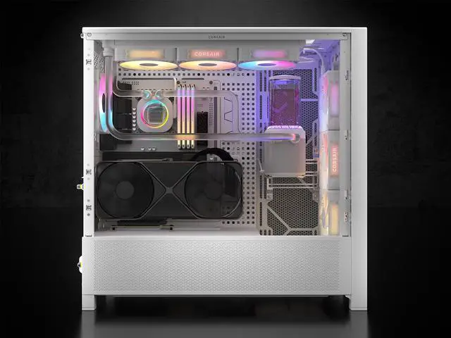 Alt view image 2 of 7 - CORSAIR iCUE LINK XH505i RX 360 RGB Custom Cooling Kit – Custom Cooling Loop – XC7 ELITE CPU Water Block – XD6 ELITE Pump Reservoir – 3x RX120 RGB Fans – XR5 360mm Radiator – iCUE LINK System Hub