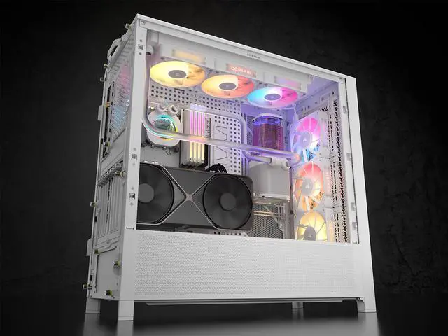 Alt view image 6 of 7 - CORSAIR iCUE LINK XH505i RX 360 RGB Custom Cooling Kit – Custom Cooling Loop – XC7 ELITE CPU Water Block – XD6 ELITE Pump Reservoir – 3x RX120 RGB Fans – XR5 360mm Radiator – iCUE LINK System Hub