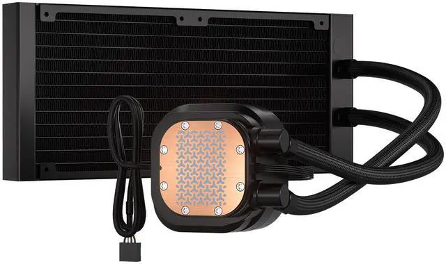 Alt view image 4 of 19 - CORSAIR NAUTILUS 240 RS LCD Liquid CPU Cooler – 2.1" IPS LCD Screen  – RS120 Fans – 240/360mm Radiator – Fits Intel® LGA 1851/1700,  AMD® AM5/AM4 – Simple Daisy-Chain Connections
