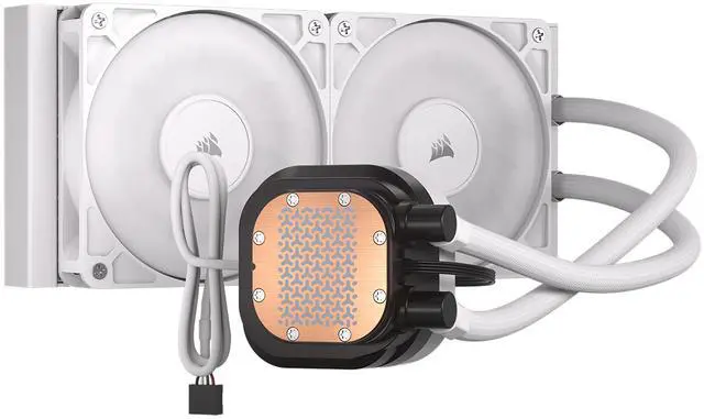 Alt view image 3 of 19 - CORSAIR NAUTILUS 240 RS LCD Liquid CPU Cooler – 2.1" IPS LCD Screen  – RS120 Fans – 240/360mm Radiator – Fits Intel® LGA 1851/1700,  AMD® AM5/AM4 – Simple Daisy-Chain Connections