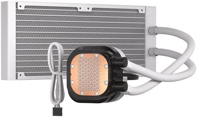Alt view image 5 of 19 - CORSAIR NAUTILUS 240 RS LCD Liquid CPU Cooler – 2.1" IPS LCD Screen  – RS120 Fans – 240/360mm Radiator – Fits Intel® LGA 1851/1700,  AMD® AM5/AM4 – Simple Daisy-Chain Connections