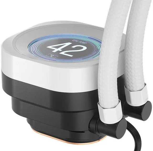 Alt view image 13 of 19 - CORSAIR NAUTILUS 240 RS LCD Liquid CPU Cooler – 2.1" IPS LCD Screen  – RS120 Fans – 240/360mm Radiator – Fits Intel® LGA 1851/1700,  AMD® AM5/AM4 – Simple Daisy-Chain Connections