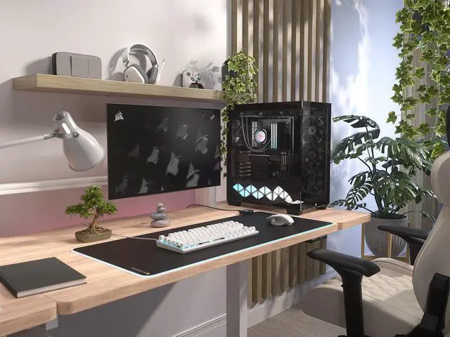 Alt view image 8 of 20 - CORSAIR NAUTILUS 360 RS LCD Liquid CPU Cooler – 2.1" IPS LCD Screen  – RS120 Fans – 360mm Radiator – Fits Intel® LGA 1851/1700, AMD®  AM5/AM4 – Simple Daisy-Chain Connections