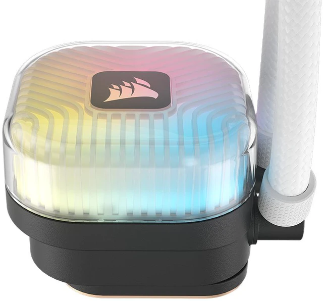 Alt view image 11 of 17 - CORSAIR iCUE LINK TITAN II 360 RX RGB AIO Liquid CPU Cooler - White - RX II RGB Fans - Fits AMD AM5/AM4 & Intel LGA 1954/1851/1700 - iCUE LINK System Hub Included