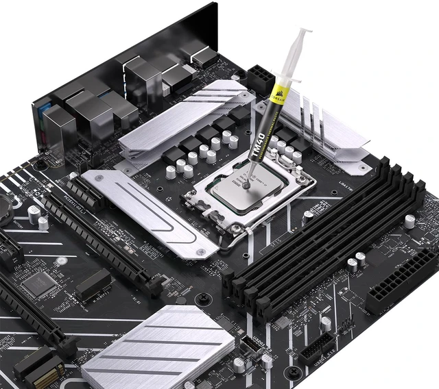Alt view image 4 of 6 - CORSAIR TM40 Performance Thermal Paste - 3g - For CPU, GPU, Laptops, and Consoles - Long-Lasting - Low Thermal Impedance - Not Electrically Conductive