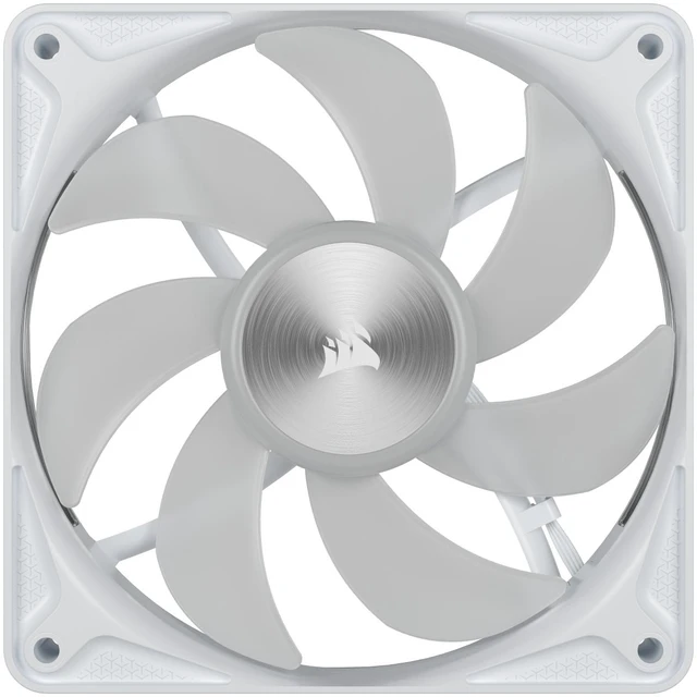 Alt view image 4 of 13 - CORSAIR RS120 II ARGB 120mm PWM Fan - White - Daisy-Chain Connectivity - Magnetic Dome Bearing - AirGuide Technology - 8x RGB LEDs - Zero RPM Mode