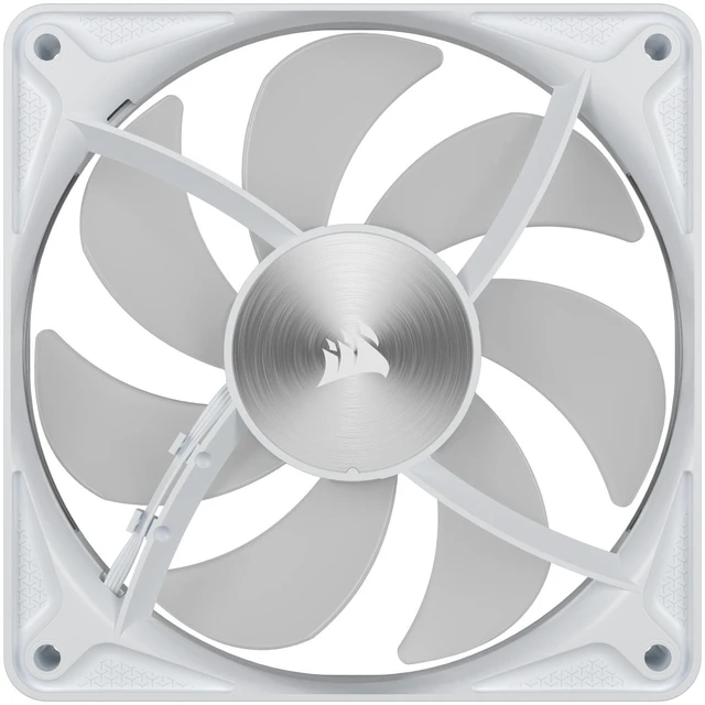 Alt view image 7 of 13 - CORSAIR RS120 II ARGB 120mm PWM Fan - White - Daisy-Chain Connectivity - Magnetic Dome Bearing - AirGuide Technology - 8x RGB LEDs - Zero RPM Mode