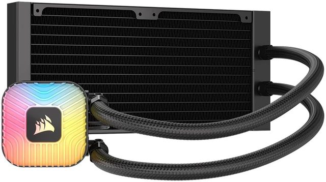 Alt view image 2 of 9 - CORSAIR NAUTILUS II 240 RS ARGB Liquid CPU Cooler - Vibrant ARGB Lighting - FlowDrive 2S Pump - RS II ARGB Unified Frame Fans - 240mm Radiator - Fits AMD AM5/AM4 & Intel LGA 1851/1700