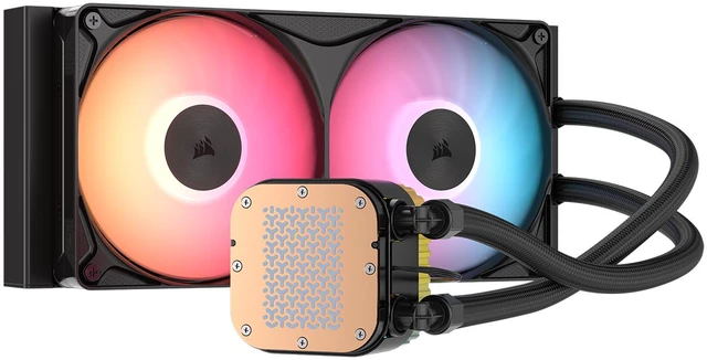 Alt view image 3 of 9 - CORSAIR NAUTILUS II 240 RS ARGB Liquid CPU Cooler - Vibrant ARGB Lighting - FlowDrive 2S Pump - RS II ARGB Unified Frame Fans - 240mm Radiator - Fits AMD AM5/AM4 & Intel LGA 1851/1700