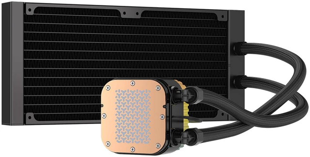 Alt view image 4 of 9 - CORSAIR NAUTILUS II 240 RS ARGB Liquid CPU Cooler - Vibrant ARGB Lighting - FlowDrive 2S Pump - RS II ARGB Unified Frame Fans - 240mm Radiator - Fits AMD AM5/AM4 & Intel LGA 1851/1700