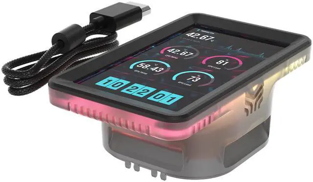 Alt view image 3 of 9 - CORSAIR iCUE LINK 5" LCD Screen Module - For iCUE LINK TITAN II RX and iCUE LINK TITAN RX AIO CPU Coolers - 5" IPS LCD Screen - 720x1280 resolution - DisplayPort input - Easy Tool-Free Installation