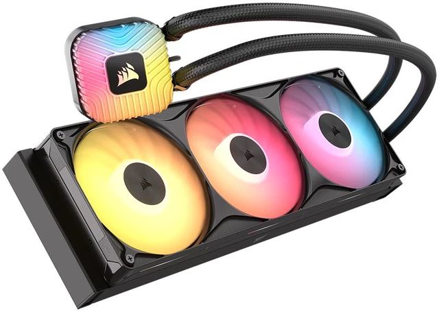 Alt view image 5 of 9 - CORSAIR NAUTILUS II 360 RS ARGB Liquid CPU Cooler - Vibrant ARGB Lighting - FlowDrive 2S Pump - RS II ARGB Unified Frame Fans - 360mm Radiator - Fits AMD AM5/AM4 & Intel LGA 1851/1700
