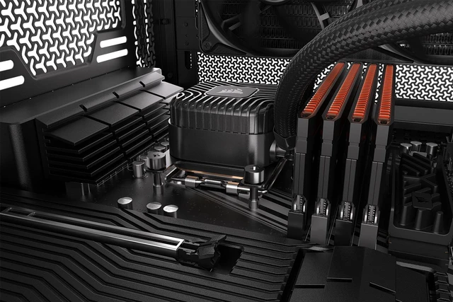 Alt view image 8 of 9 - Corsair Nautilus II 360 RS Liquid CPU Cooler, 360mm AIO, FlowDrive 2S Pump, RS II Unified Frame Fans, AM5/AM4, LGA 1851/1700, Black