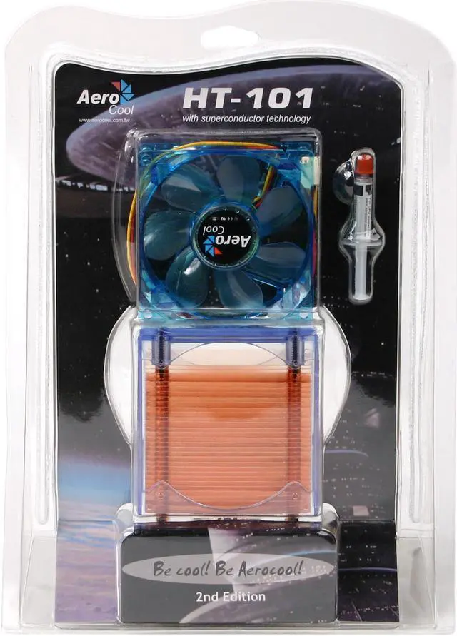 Alt view image 4 of 4 - AeroCool HT-101 70mm CPU Cooler