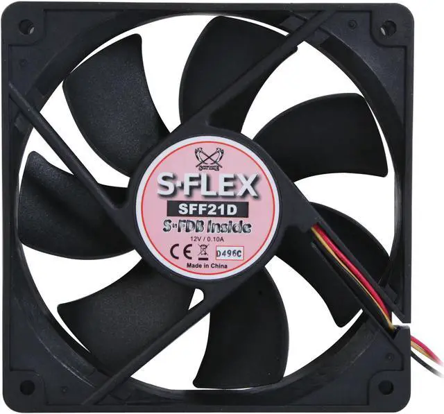 Alt view image 2 of 5 - Scythe S-FLEX SFF21D 120mm Case Fan