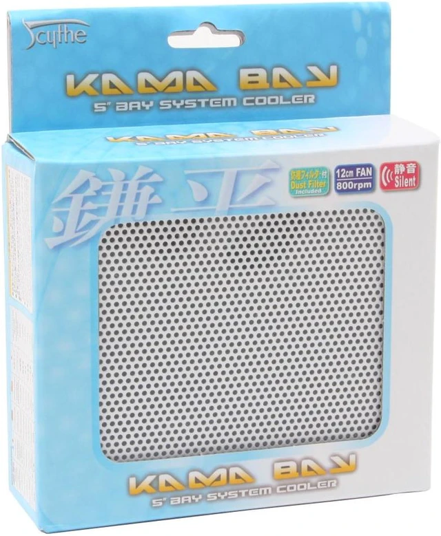 Alt view image 5 of 5 - Scythe KAMA BAY SCKB-1000WH White Case Cooling Fan