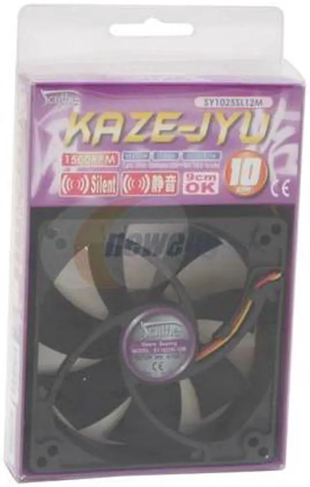 Alt view image 4 of 4 - Scythe SY1025SL12M 100mm Case or CPU Cooling Fan