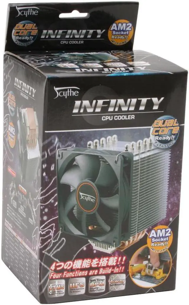 Alt view image 7 of 7 - Scythe SCINF-1000 120mm CPU Cooler