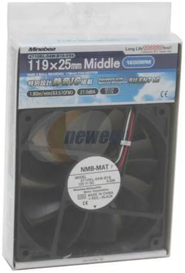 Alt view image 4 of 4 - Scythe Minebea NMB Silent IC Series 4710KL-04W-B19-V54 Case Cooling Fan