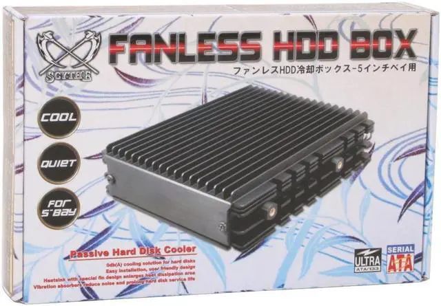 Alt view image 5 of 5 - Scythe FANLESS HDD BOX Aluminum Internal HDD Silencer for 3.5" HDD on 5.25" bay
