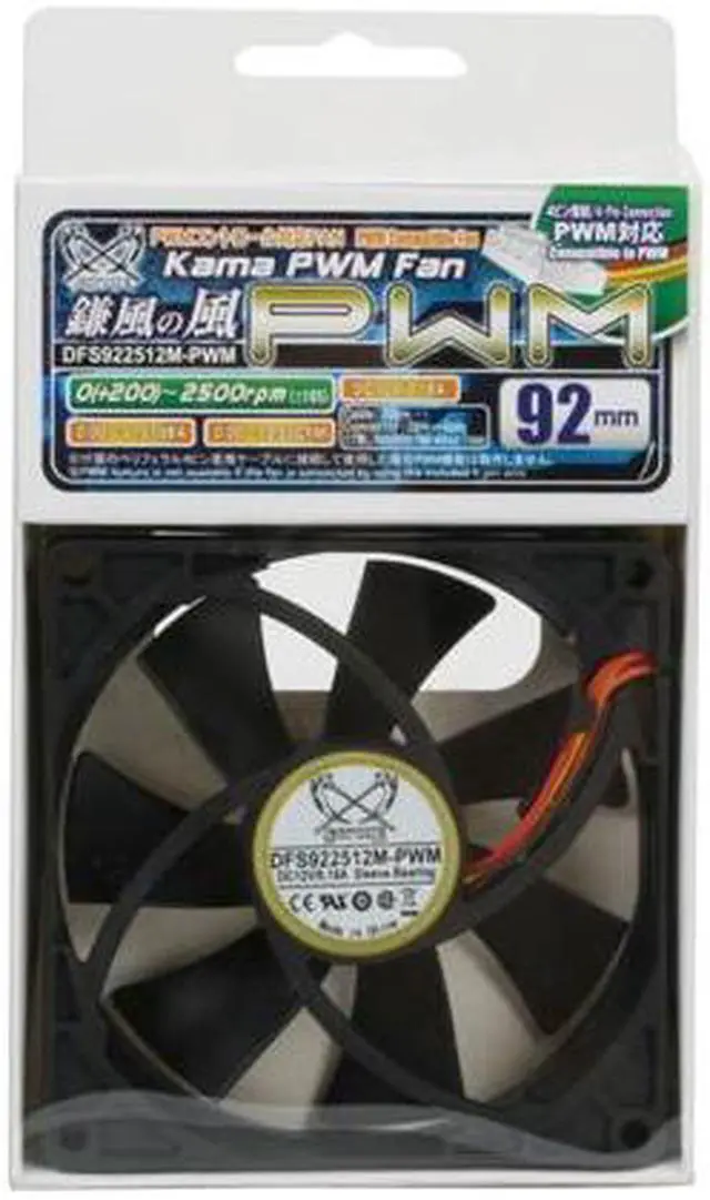 Alt view image 5 of 5 - Scythe DFS922512M-PWM 92mm Case Fan