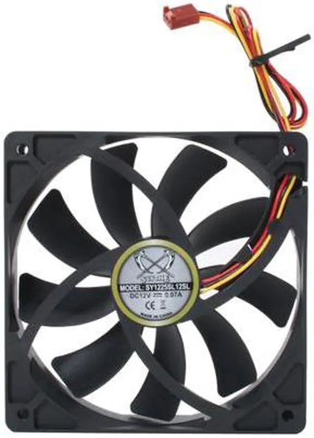 Alt view image 3 of 9 - Scythe SY1225SL12SL "Slipstream" Case Fan
