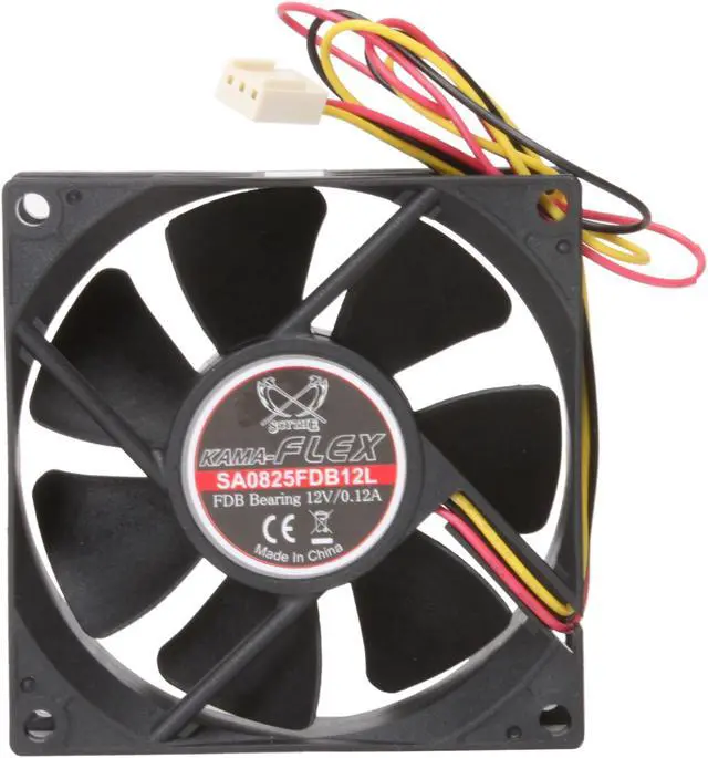 Alt view image 4 of 6 - Scythe KAMA FLEX SA0825FDB12l 80mm Case cooler