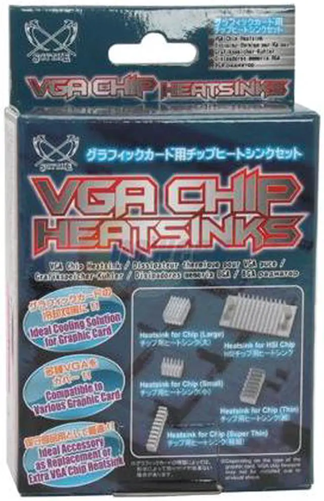 Alt view image 4 of 4 - Scythe USA SCVCH-1000 VGA Chip Heatsinks