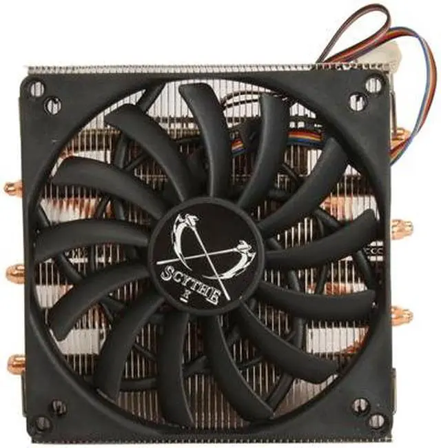 Alt view image 6 of 8 - Scythe SCSK-1100 100mm Shuriken Rev. B  3 Heat Pipes CPU Cooler