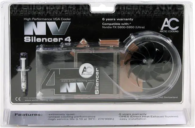 Alt view image 5 of 6 - ARCTIC COOLING NV SILENCER 4 ARCTIC Ceramic VGA Cooler For For NVIDIA FX5900-5950 (Ultra)