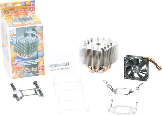 Alt view image 11 of 11 - Scythe SCMNJ-1100 80mm Sleeve CPU Cooler
