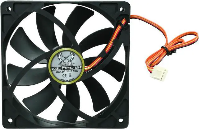 Alt view image 4 of 5 - Scythe SY1225SL12LM-P "Slip Stream" 120mm PWM CaseFan