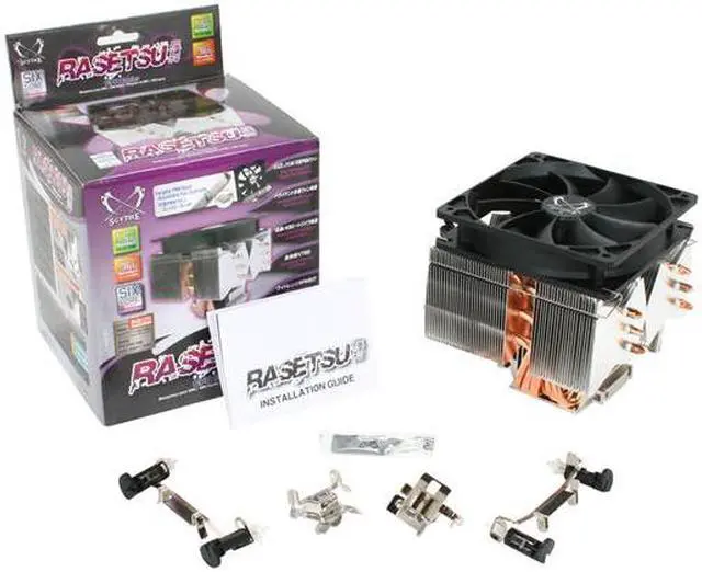 Alt view image 6 of 6 - Scythe SCRT-1000 120mm Sleeve New High-End Top-Flow CPU Cooler