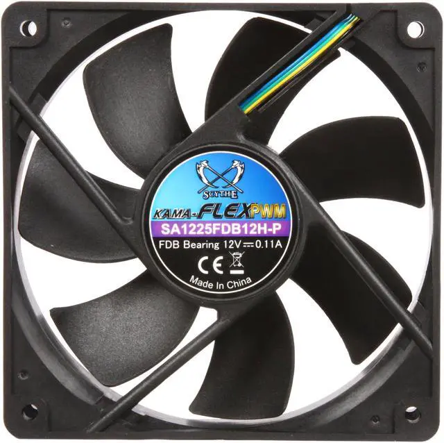 Alt view image 3 of 5 - Scythe Kama FLEX PWM 120 SA1225FDB12H-P Case Fan