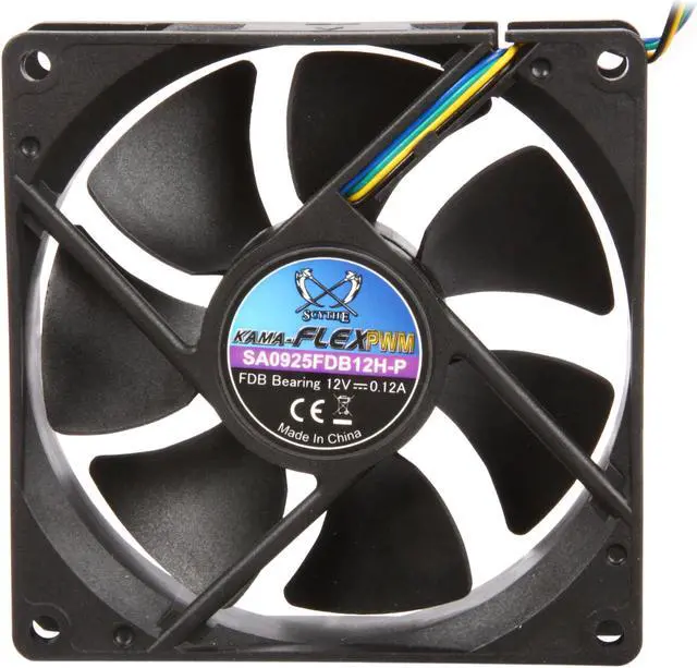 Alt view image 3 of 5 - Scythe Kama FLEX PWM 92 SA0925FDB12H-P 92mm Case Fan